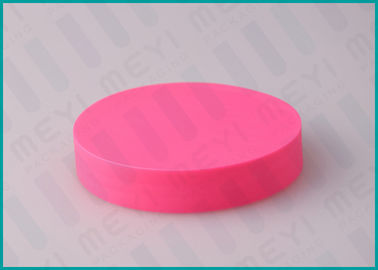 os tampões cor-de-rosa da parte superior do parafuso de 85mm/plástico rosquearam tampões plásticos para frascos cosméticos