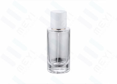 Nenhum - vidro de garrafa de escape do perfume 50ml com o tampão magnético branco do perfume