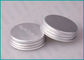 Tampões de alumínio da parte superior do parafuso, tampões de 38/400 de parafuso da prata de Matt com logotipo gravado