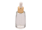 garrafa da loção do vidro da prova de 100ml 18/415 Rose Gold Dropper Bottle Leakage