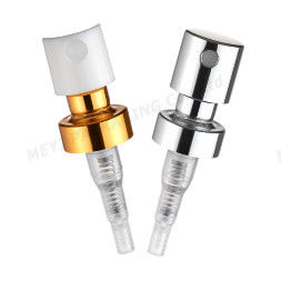 Bomba de spray de perfume de ouro ou prata personalizável com pulverizador de névoa de precisão