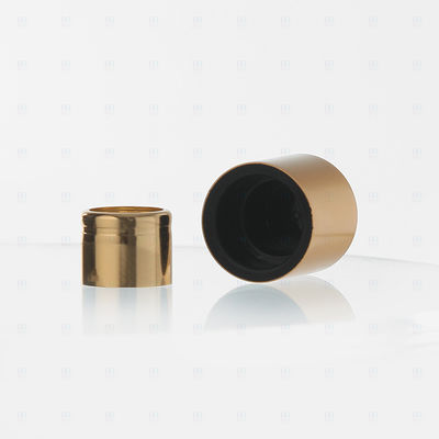 Capas de garrafas de perfumes leves em ouro de alumínio cor padrão CE