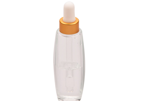 18/400 de conta-gotas de vidro do espaço livre de 30ml 1 onça engarrafa a luva do silicone dos recipientes